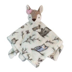 HB Deer Fawn Lovey 15" Security Blanket Forest Animals Hudson Baby